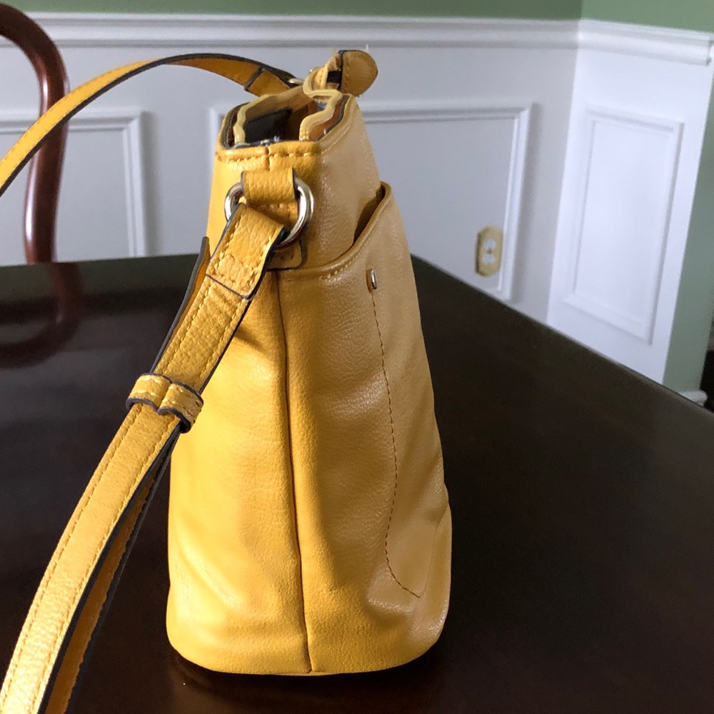 Yellow Anne Klein Crossbody Bag - Picture 3 of 10